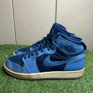 Size 8M- Jordan 1 High Strap "French Blue"